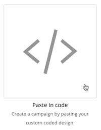 select paste in code under the code - mailchimp custom fonts